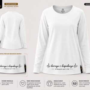 T-Shirt Muslimah – DaripadaNya, KepadaNya